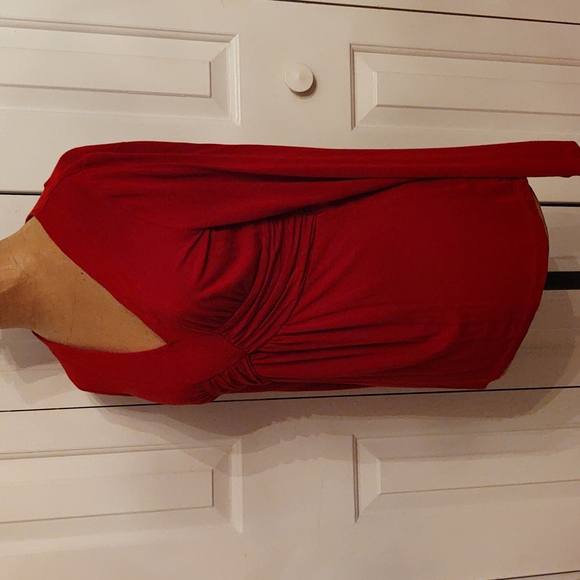 Ann Taylor Loft red top - Picture 2 of 8
